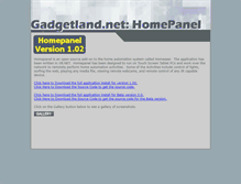 Tablet Screenshot of gadgetland.net